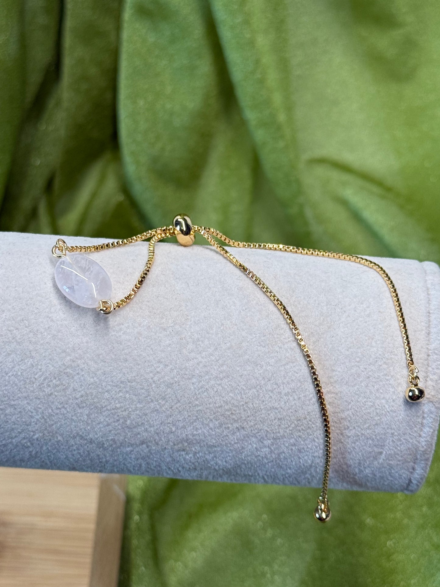 Rose Quartz Bolo Bracelet