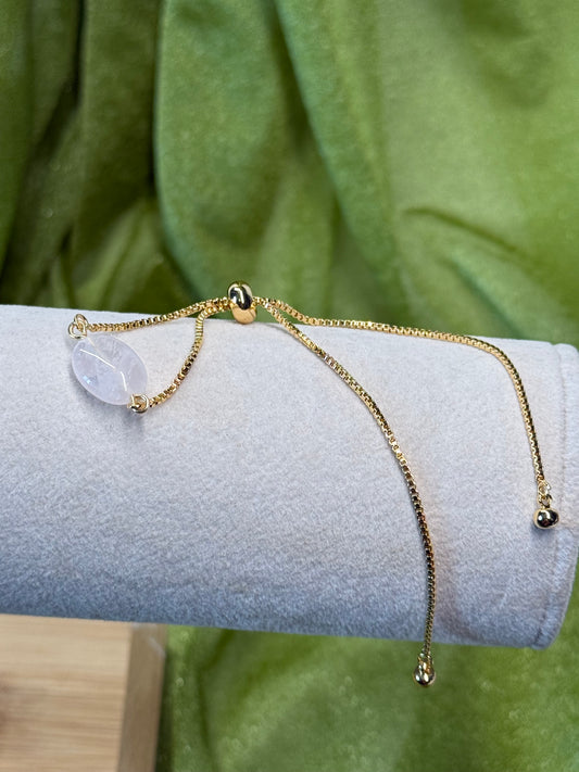 Rose Quartz Bolo Bracelet