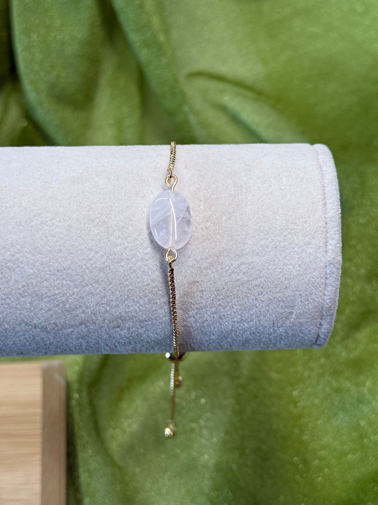 Rose Quartz Bolo Bracelet