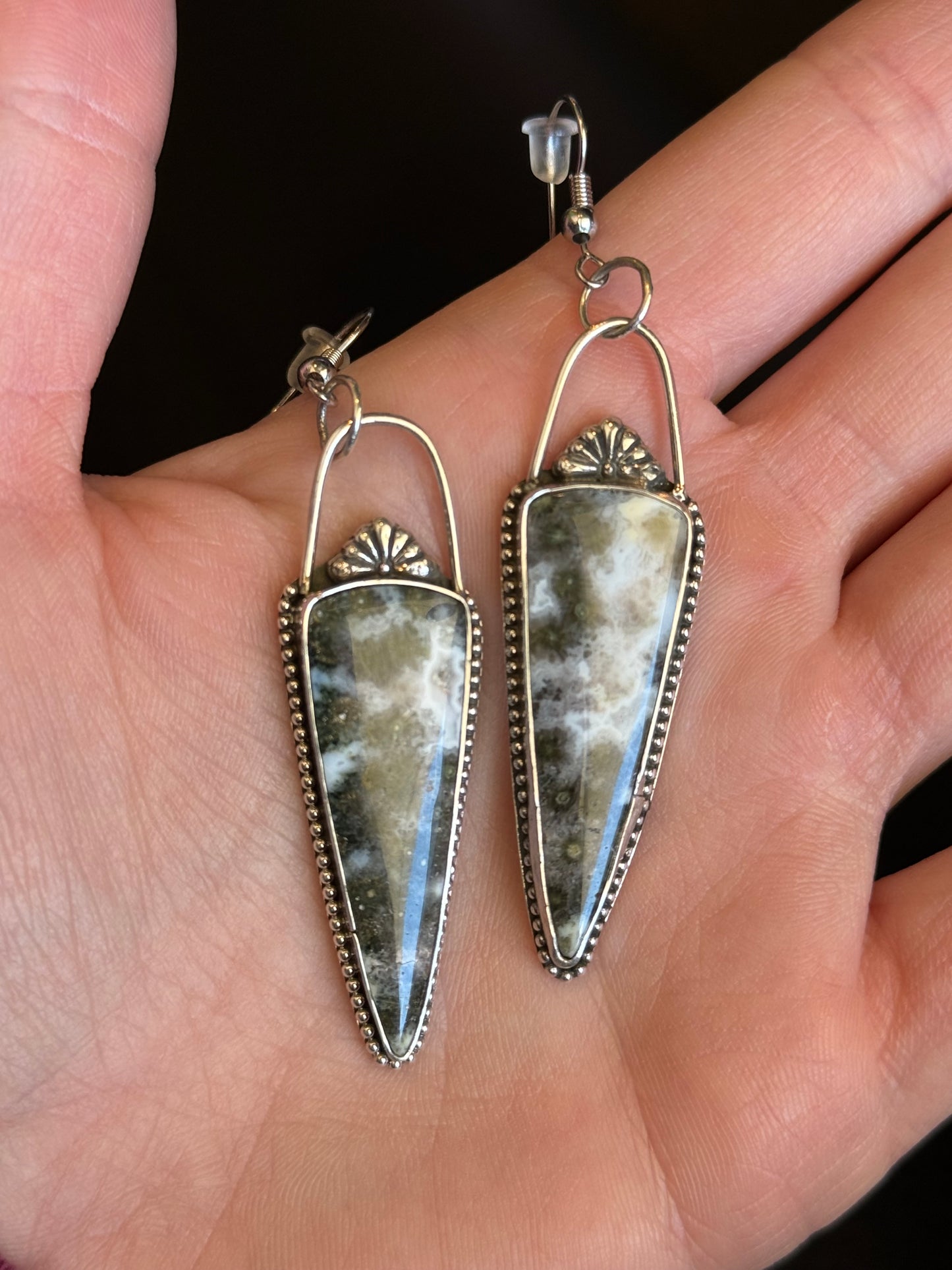Tree Agate Earrings